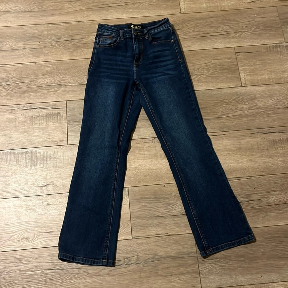 Dark wash blue jeans 
Brand: SAG 
Size 1